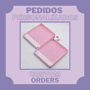 Bandeja Doble Personalizada con Tope Diamond Painting imagen 1