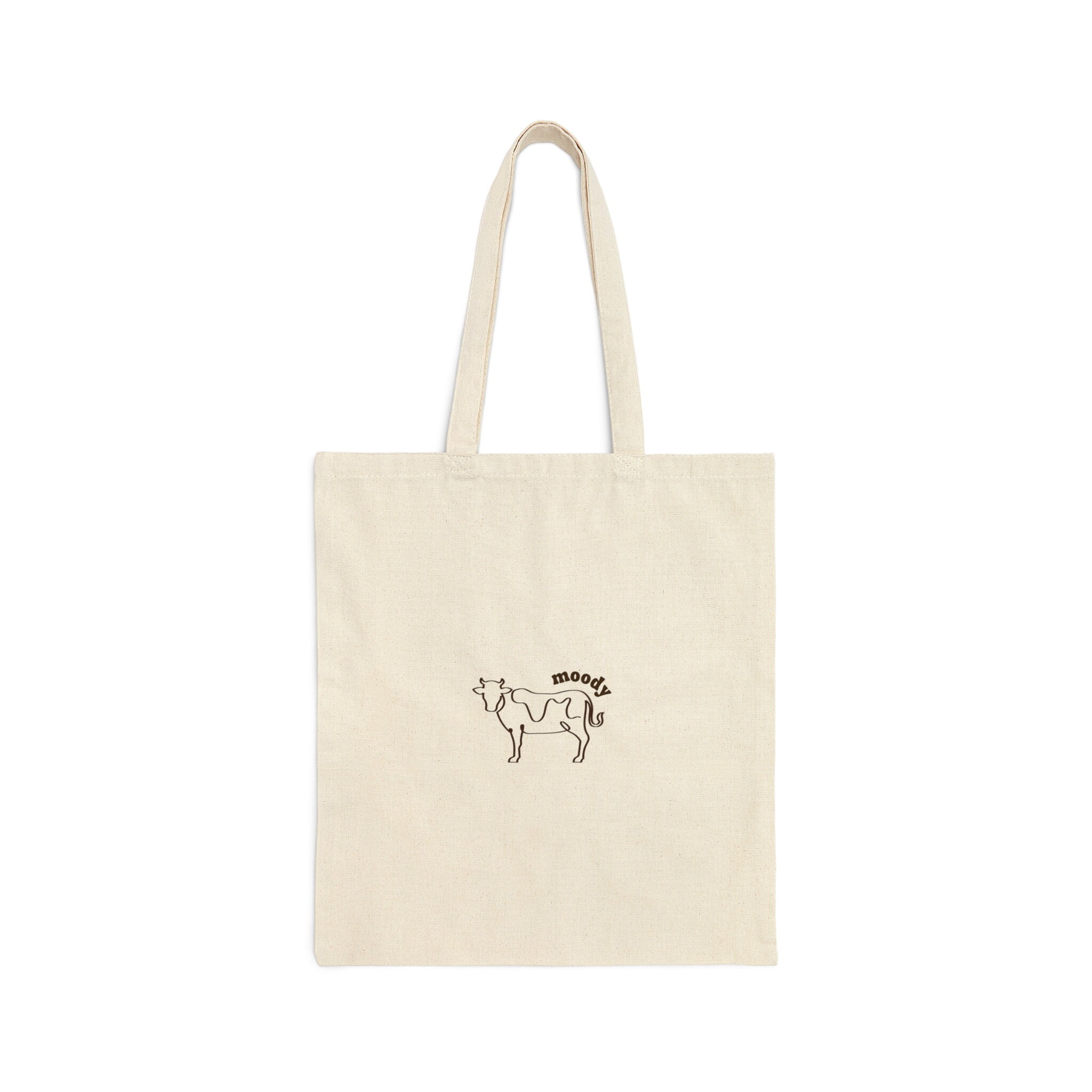 Moody - Cotton Canvas Tote Bag - Etsy