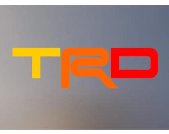 Vinilo TRD Retro Tricolor 10.5''x 3''