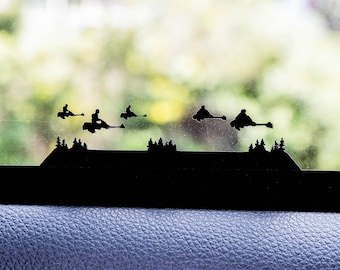 Calcomanía de vinilo con forma de huevo de Pascua de Speeder Bike Chase (Star Wars)