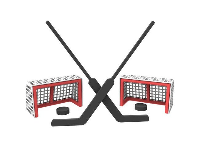 Pocket Hockey Set - The Miniature Tabletop Hockey Game!