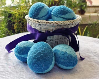 Dragon Egg Bath Bombs: Colorful, Skin-Safe, Aromatic - Mix & Match