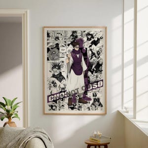 Anime Manga Poster - Jujutsu Kaisen Choso -Digital Download - Curated Manga Panels - Wall Art - Anime Gift