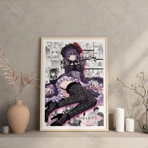 Anime Manga Poster - My Dress-Up Darling - Digital Download - Curated Manga Panels - Marin Kitagawa - Wall Art - Anime Gift Kuroe Shizuku