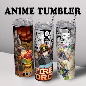 Anime Tumbler, Stainless Steel cup, 20 oz tumbler, Manga panels, Anime cup, Anime gift, Anime Tumbler