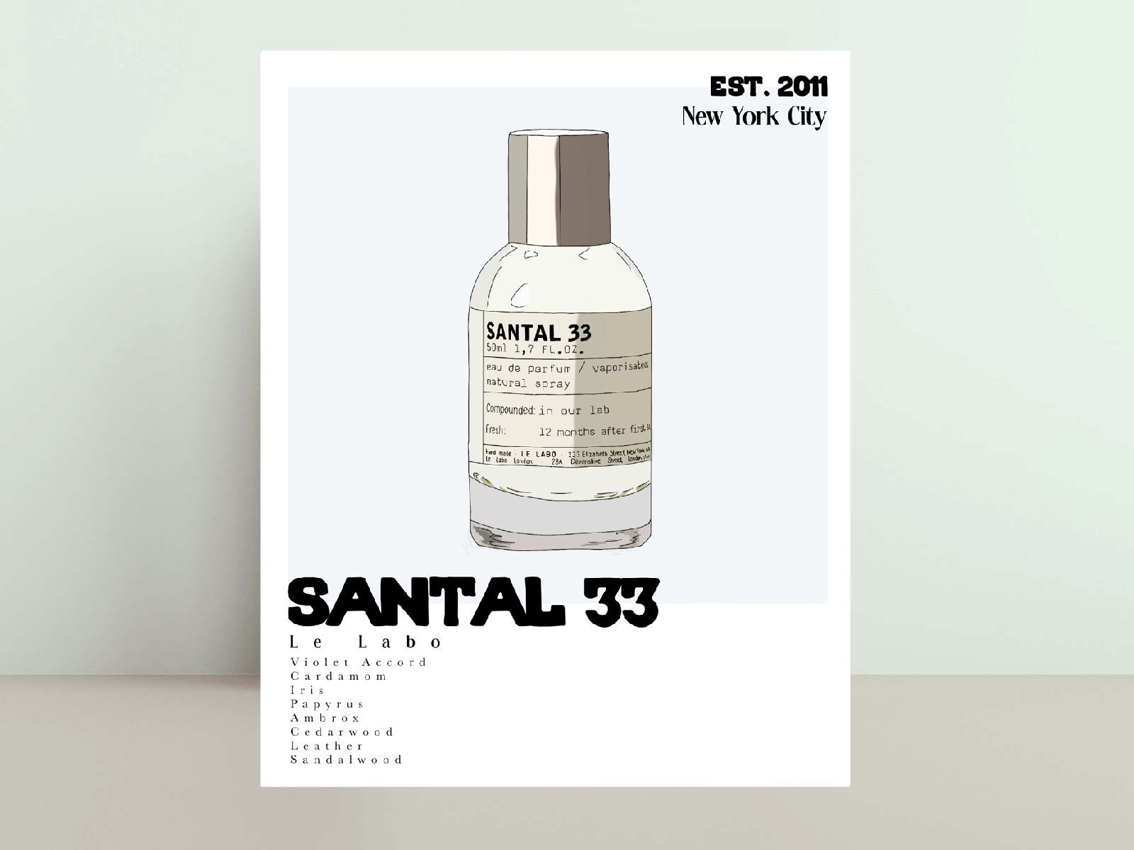 Sesneslabs Santal, Luxury Sandalwood Essential Oil Blend for Aroma