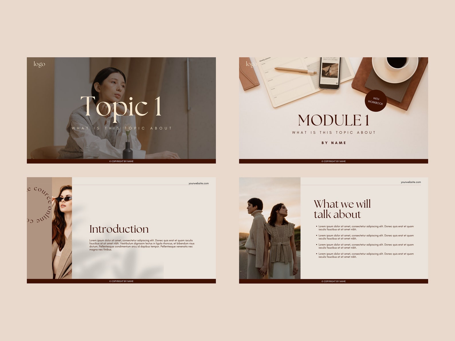 Online Course Sheets - Video Presentation Sheets | Canva Template ...