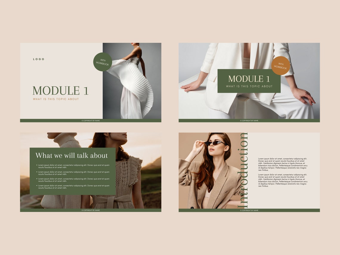 Online Course Sheets - Video Presentation Sheets | Canva Template ...