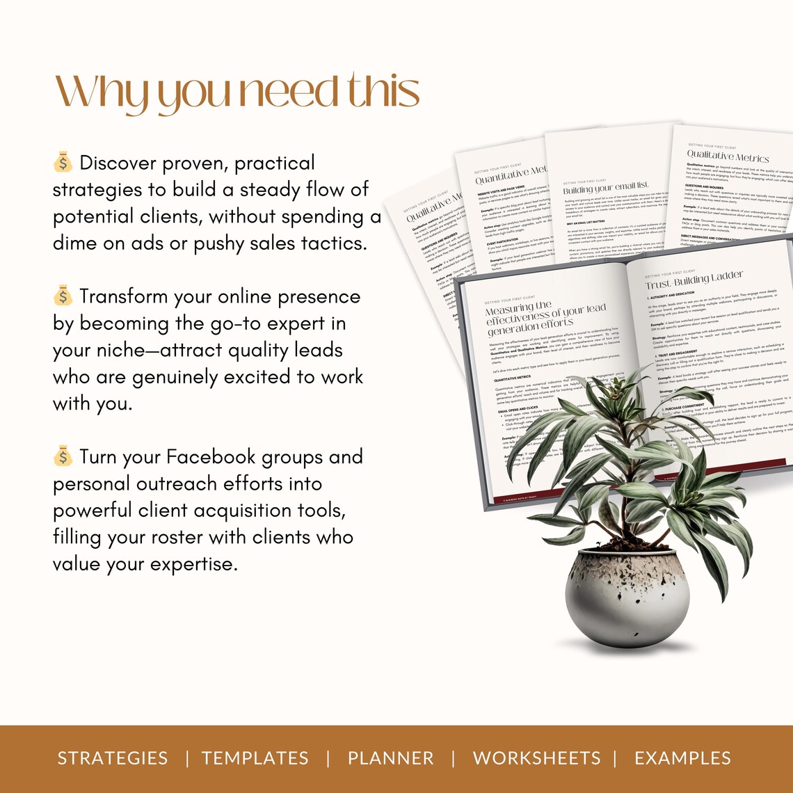 How to Get Your First Clients Handbook | Online Organic Sales Strategy ...