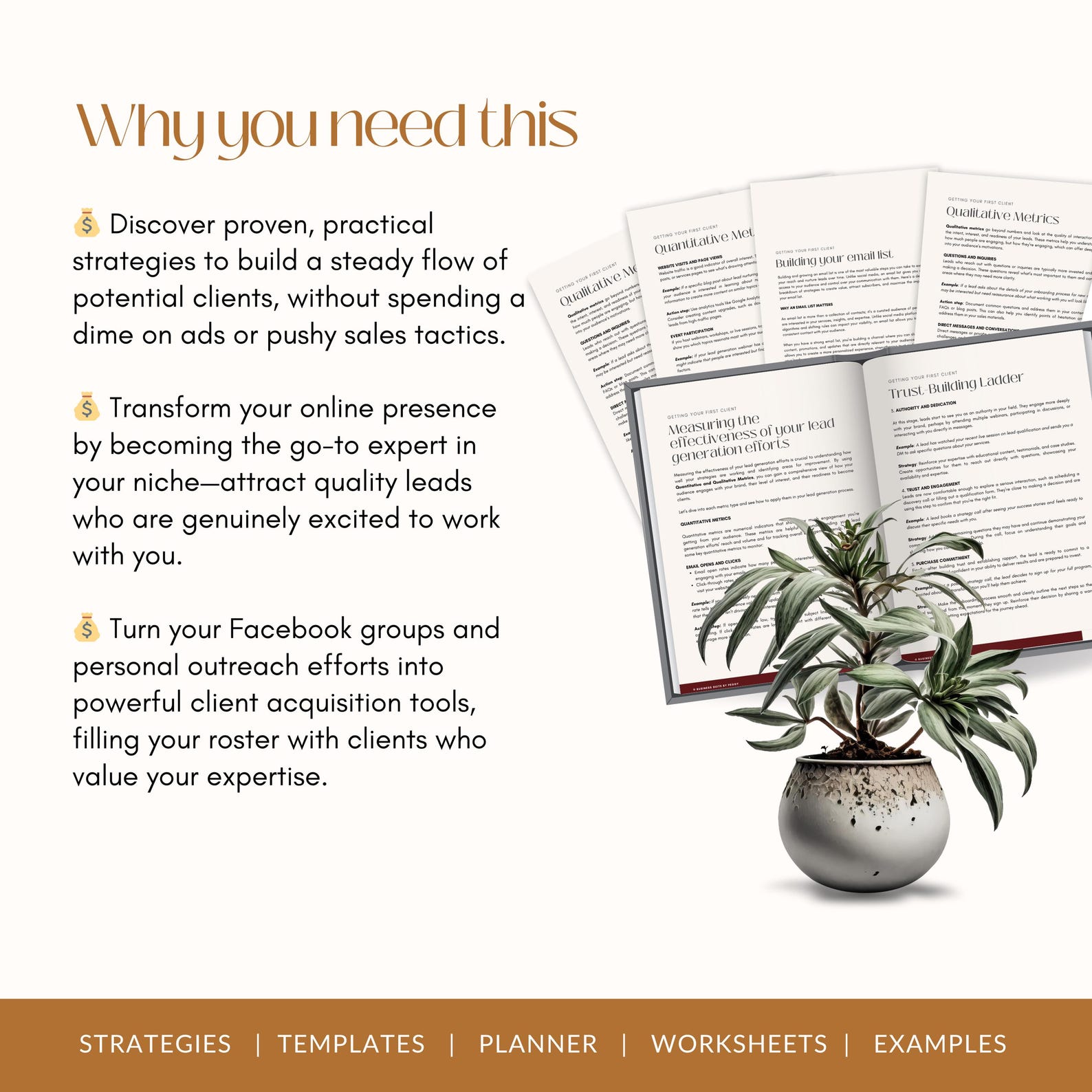How to Get Your First Clients Handbook | Online Organic Sales Strategy ...