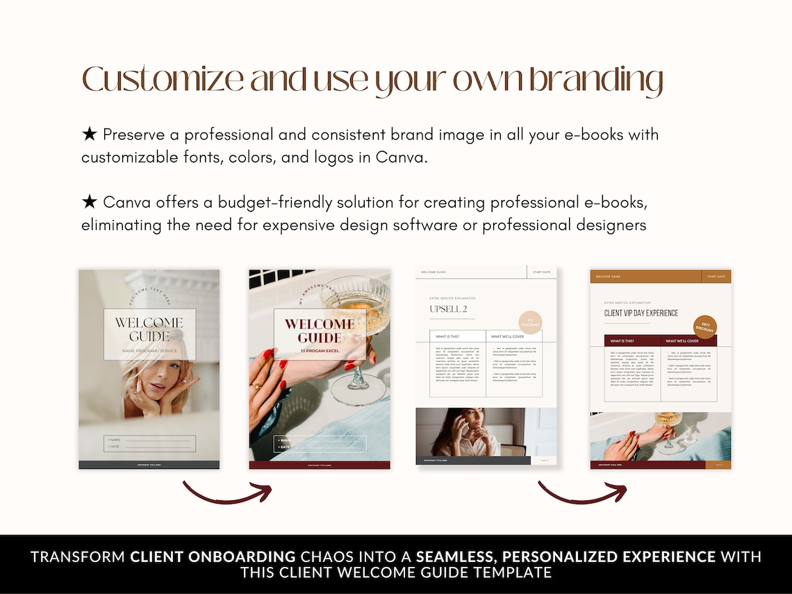 Client Onboarding Guide Guide Client Onboarding Guide Template | Canva Template | New Client Welcome ...
