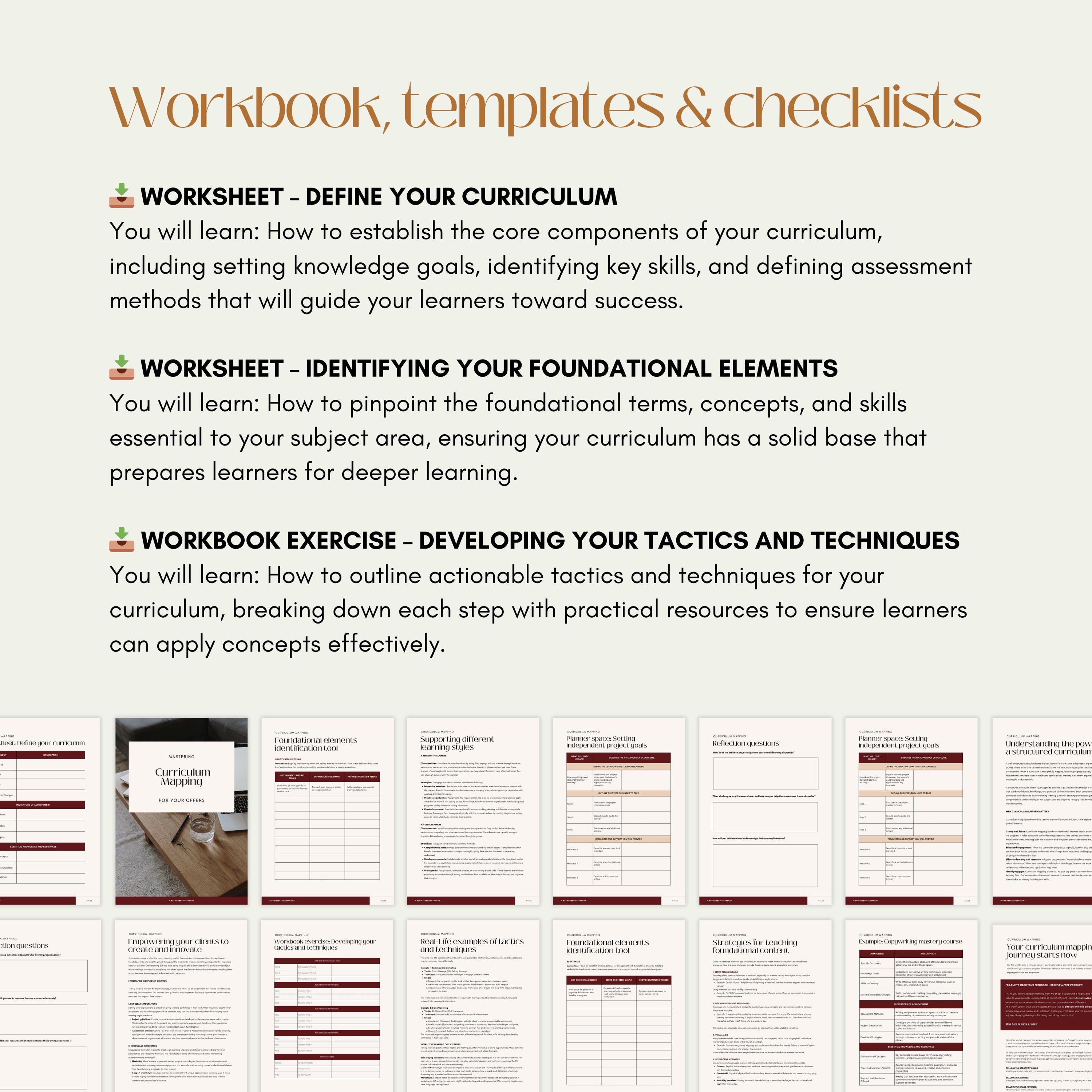How to Curriculum Mapping Guide | Step-by-step Program Creation ...