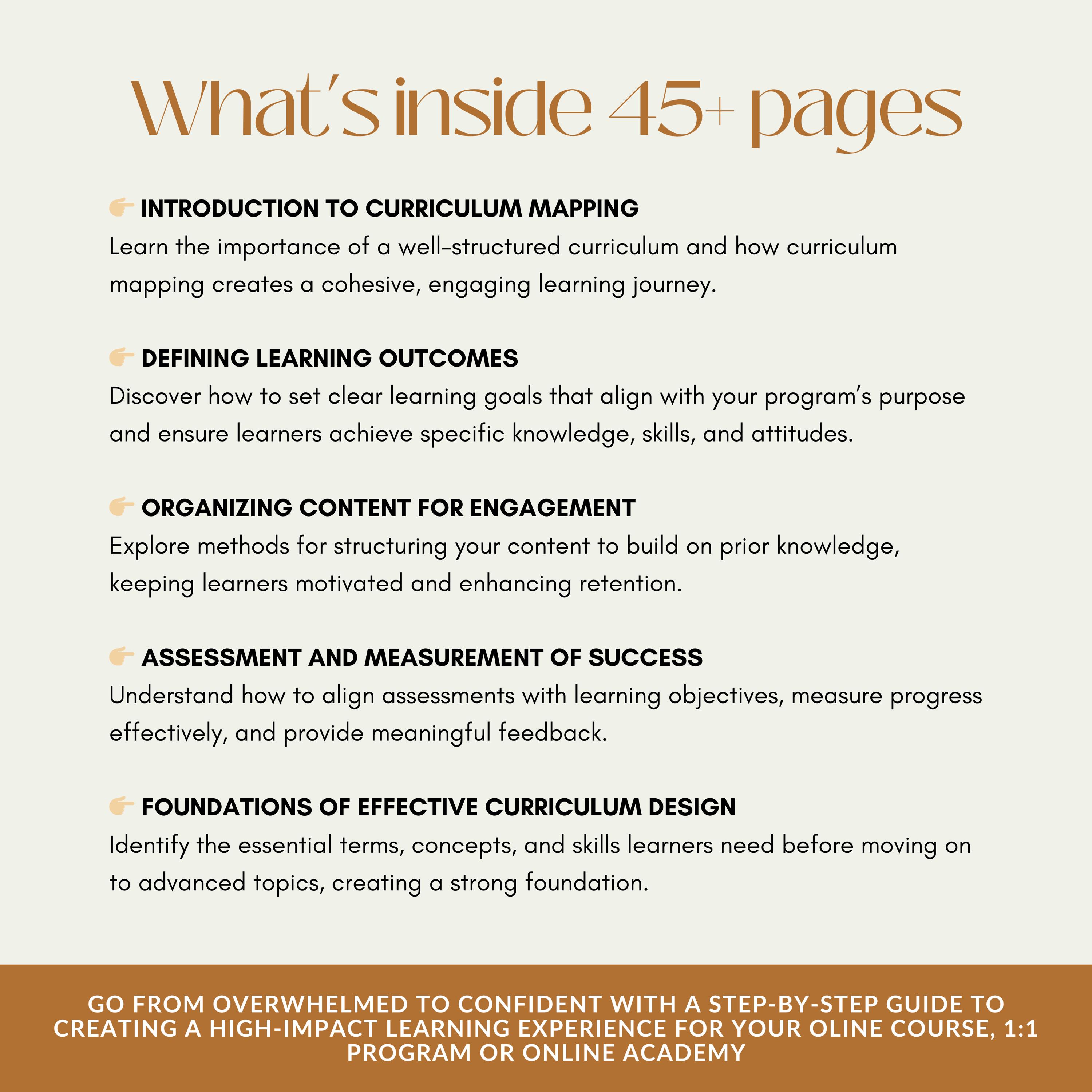 How to Curriculum Mapping Guide | Step-by-step Program Creation ...