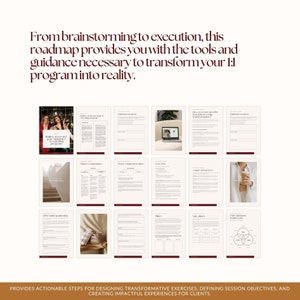 May include: A roadmap for transforming a 1:1 program into reality. The roadmap includes steps for brainstorming, execution, market research, and more. The document is divided into sections with headings and subheadings.