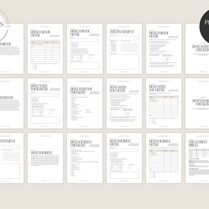 48 Pages Printable Offer Suite Program Planner Workbook | How to Sell ...