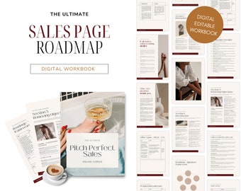 Sales Page Structure Blueprint | fillable | Product Landing Page  | Website Sales Template | website sales | Online workbook | Copywriting