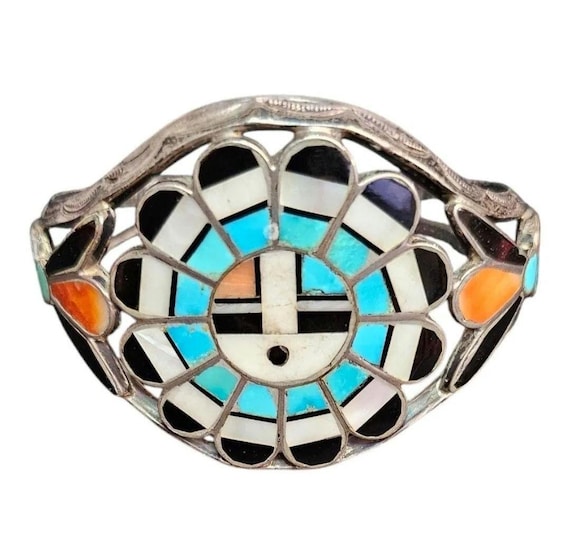 4 vtg zuni sunface - Gem