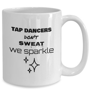 Dance team gift - &#39;sparkling sips fueling a cheerleader&#39;s twinkle with espresso&#39; - dance coffee mug
