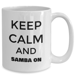 Dance team gift - &#39;keep your rhythms hot and your coffee even hotter&#39; dance mug
