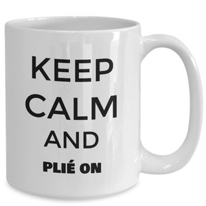 Dance team gift - &#39;balanced beats a cup of espresso for plié-perfect peace of mind&#39; - dance mug