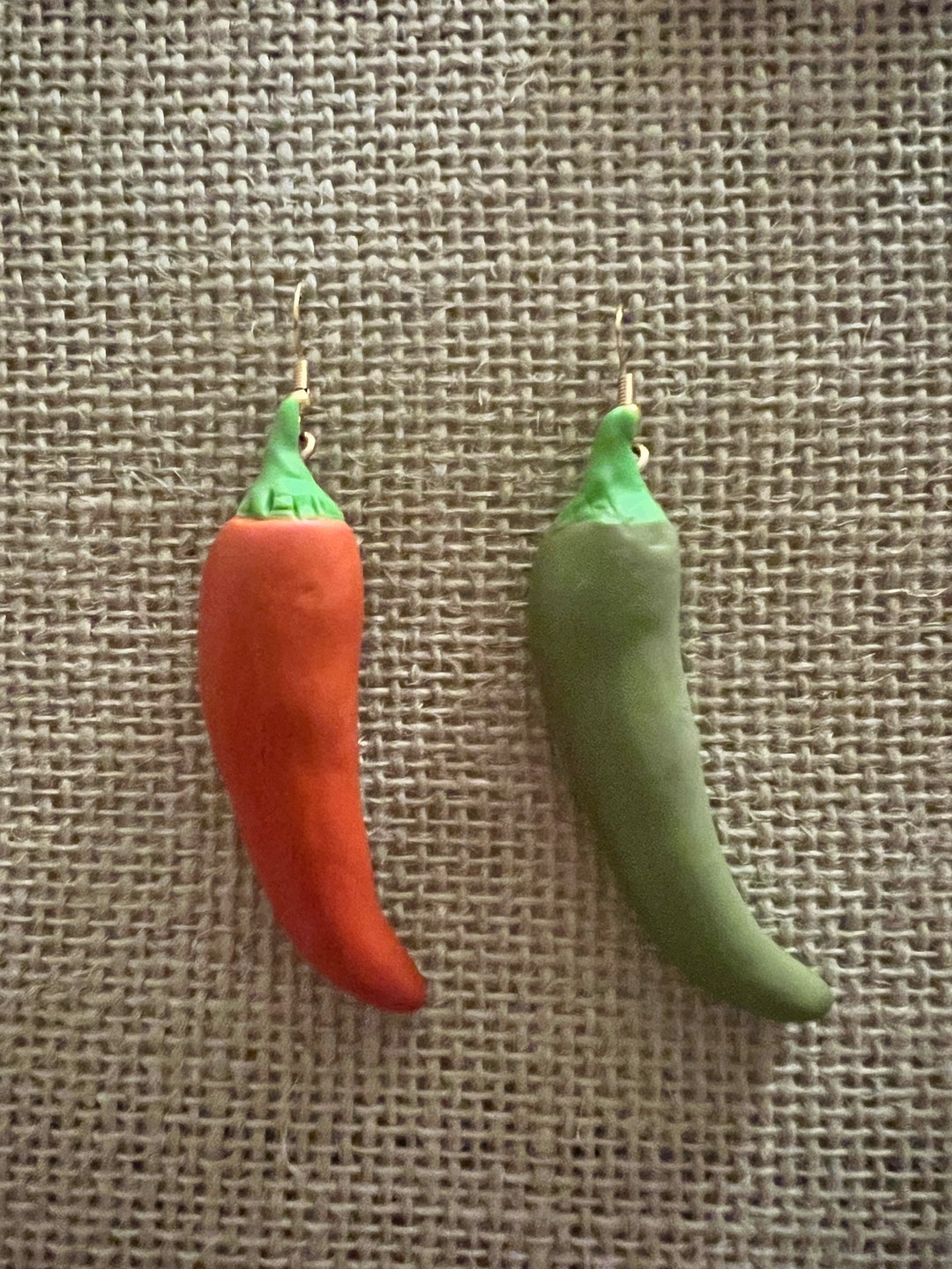 Red and Green Chile Earrings Etsy