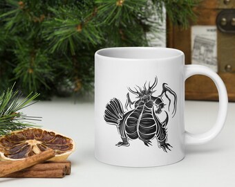 Dark Souls Asylum Demon White Glossy Estus Mug