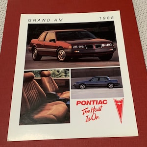 1988 Grand Am poster.