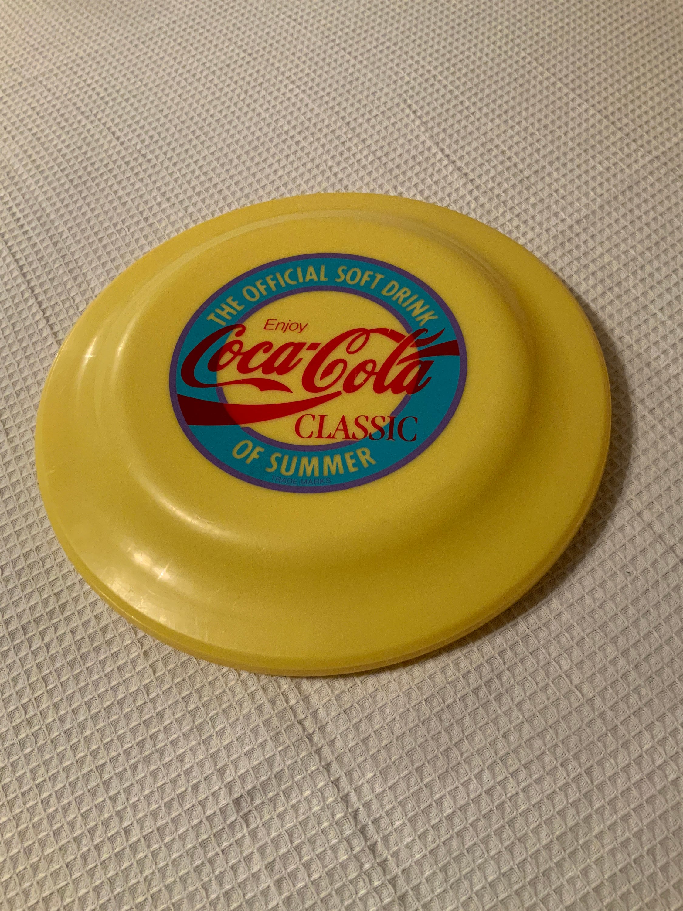 Coca-Cola フリスビー 緑色　ＵＳＡ製 コカコーラのコレクター向けフライングディスク。ハンフリーフライヤー