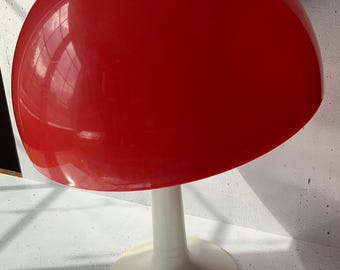 ヴィンテージ スペース エイジ レッド マッシュルーム ランプ