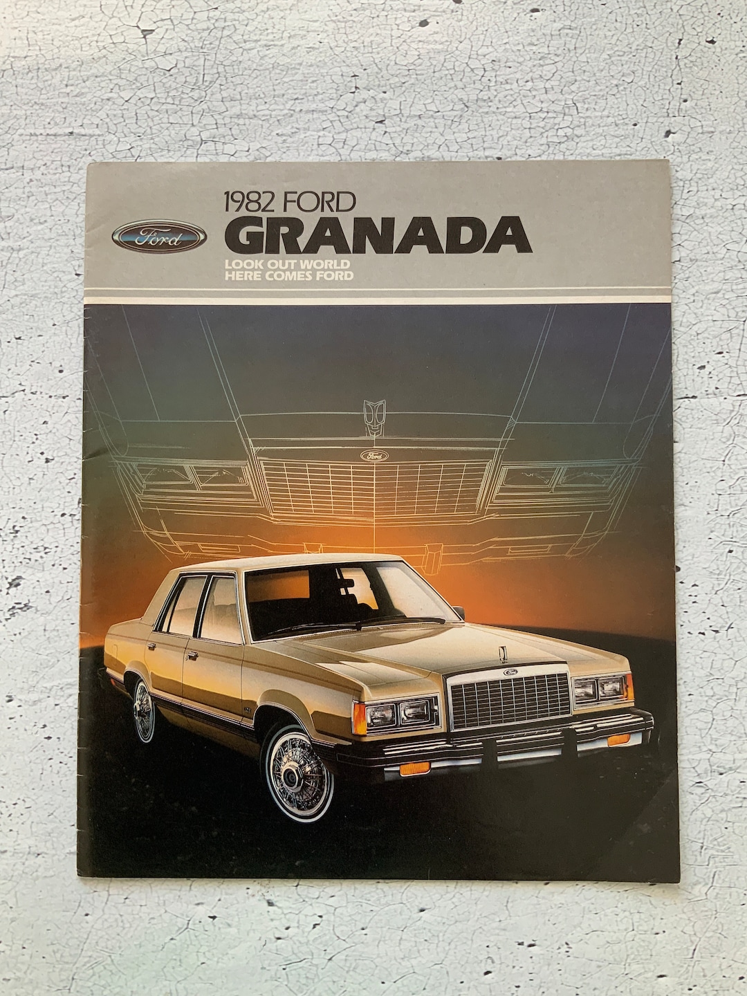 1982 Ford Granada Brochure.granada GL. GLX. 3.8l V6. 4.2l V8