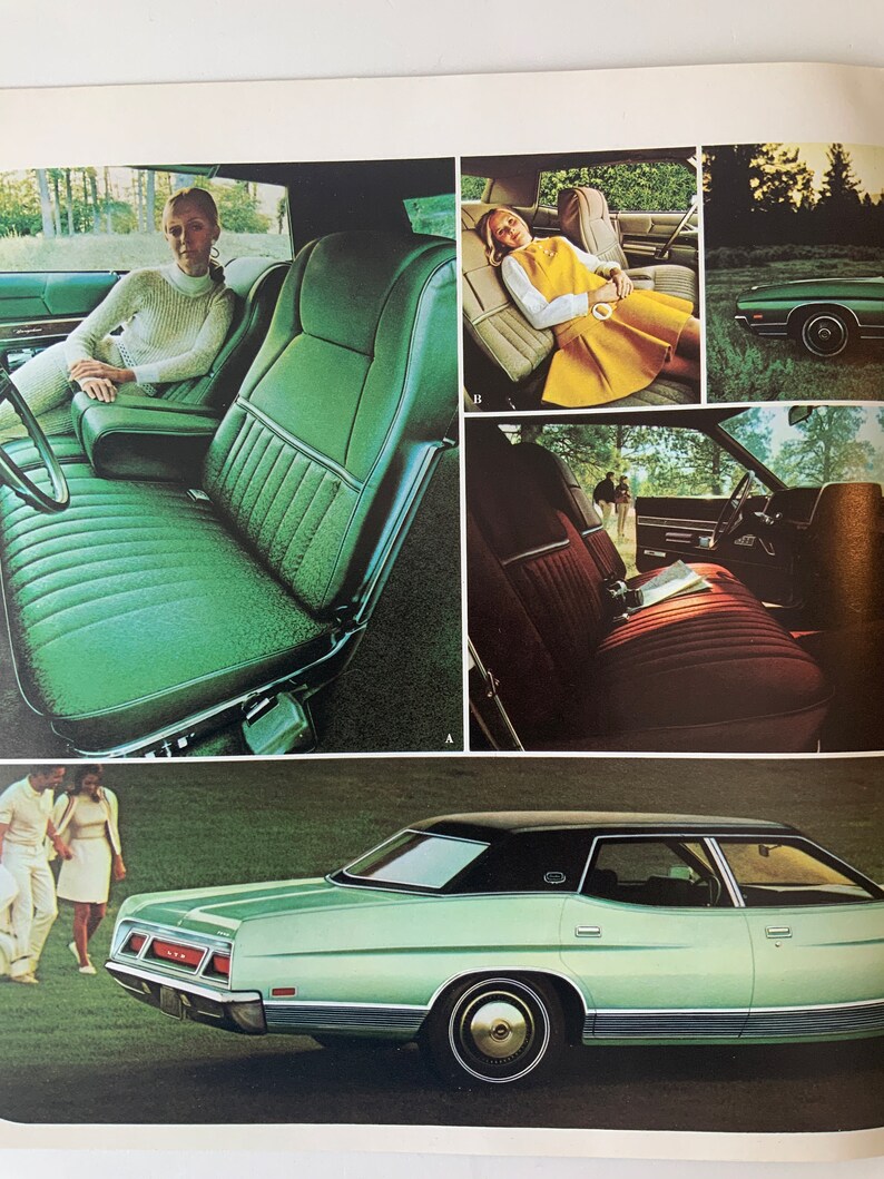 1971 Ford brochure. Passenger cars. Galaxie 500, Thunderbird, more. image 6