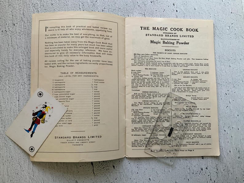 1930’s/40’s Presto the Magic Cookbook. Gillette. Nice Condition ...