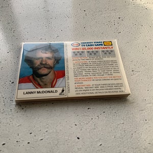 Esso Hockey Stars 1982-83. NHLPA Collectible 21 Eishockey Karten. Paul Coffey. Mark Messier. Lanny MacDonald TV Cash Game Rubbellose. Zahlen