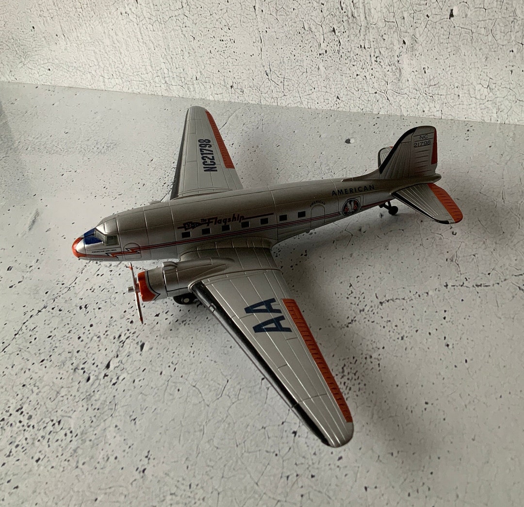 American Airlines Flagship Knoxville Model Plane. NC21798. Etsy