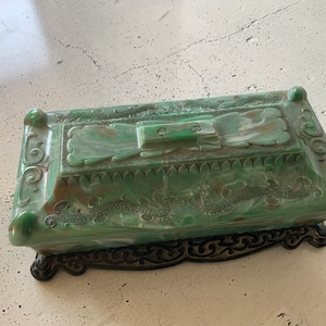 Dragon trinket box. Jewelry casket. Mahjong tile storage. Asian inspired. Dragon and Phoenix. Evoris. Toronto. Imported.