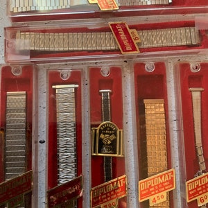 Diplomat Watch Bands New in box. (new old stock)