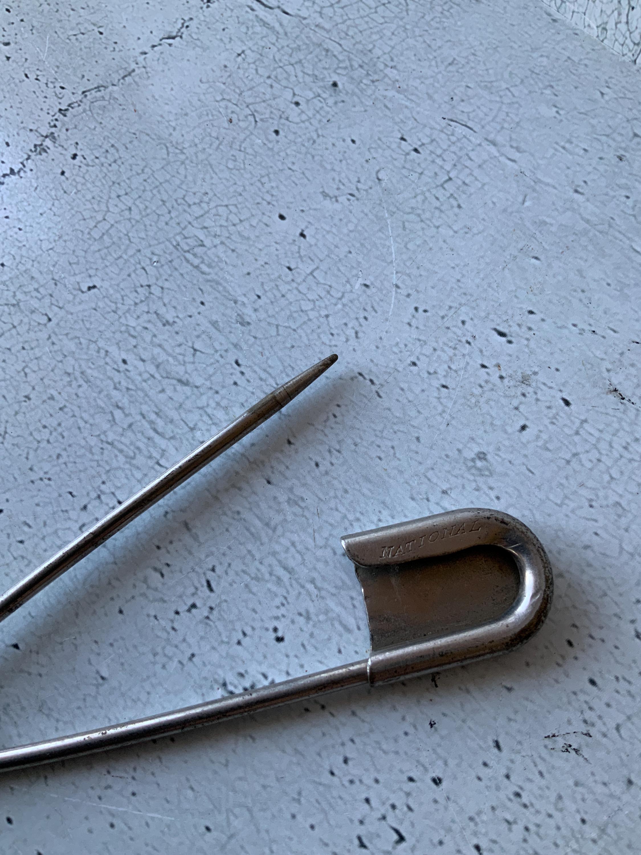 Our Legacy Safety Pin Big Silver Nickel | REVERSIBLE