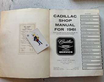 Detroit Iron 1961 Cadillac Shop Service/Repair Manual – Paper, Made In USA (ISBN 9781791410414)
