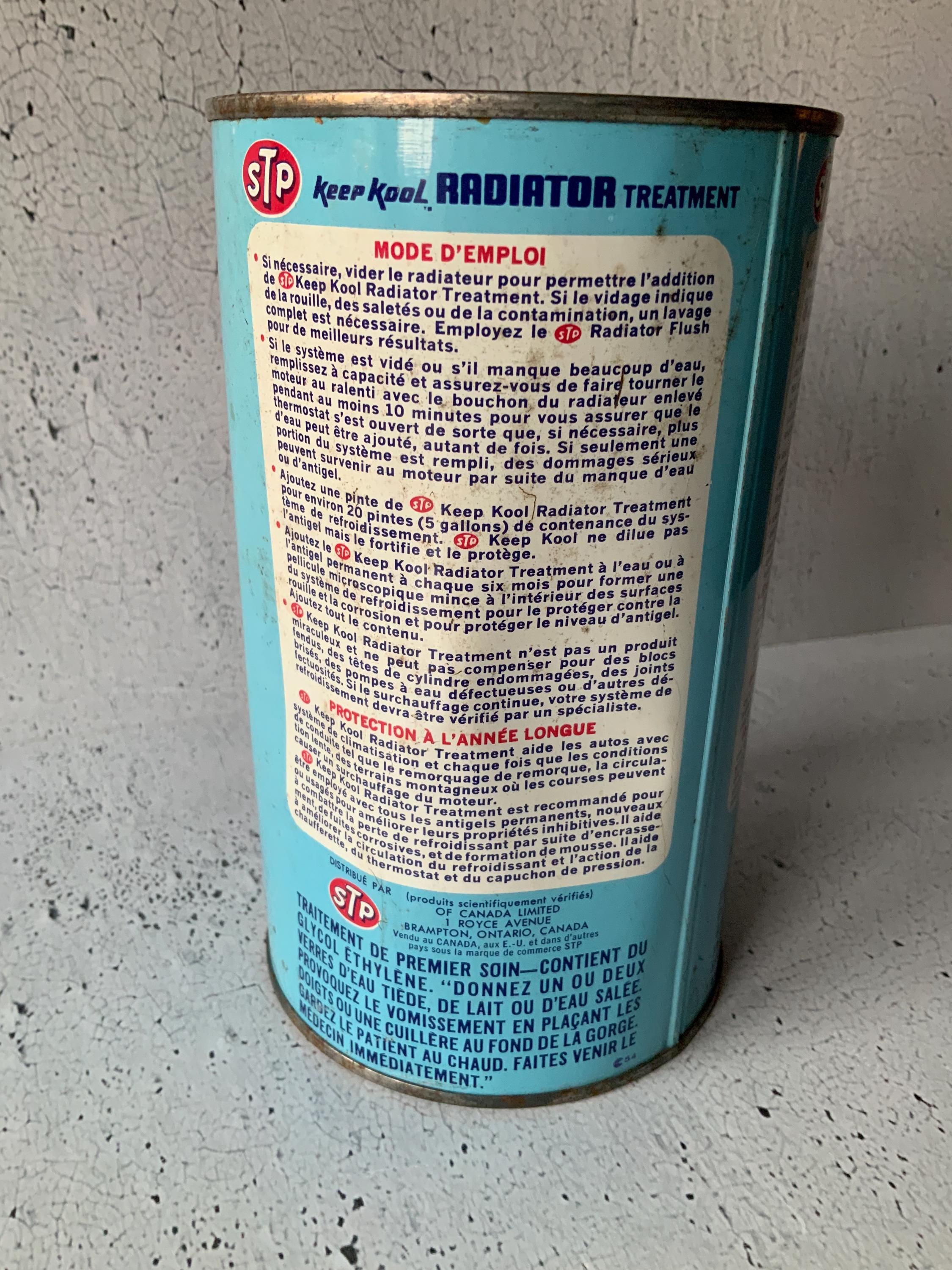 FULL Tins! STP Keep Kool Radiator Treatment. Vintage Gas and Oil ...