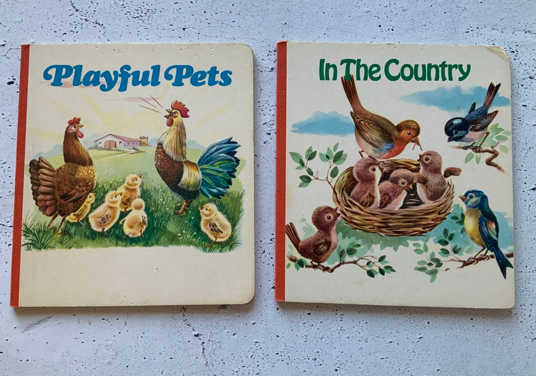Children’s Picture Books. 1975. Playful Pets. in the Country. Brown ...