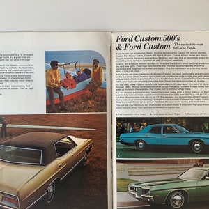 1971 Ford brochure. Passenger cars. Galaxie 500, Thunderbird, more. image 7