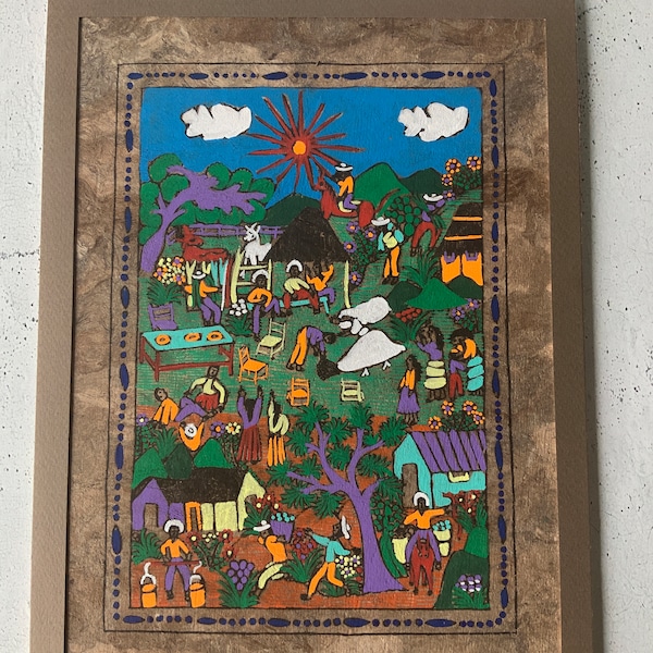 Mexican Bark Art Etsy