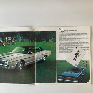 1971 Ford brochure. Passenger cars. Galaxie 500, Thunderbird, more. image 8