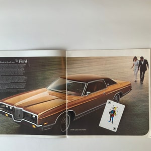 1971 Ford brochure. Passenger cars. Galaxie 500, Thunderbird, more. image 5