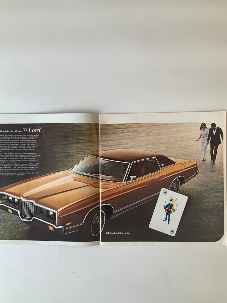 1971 Ford brochure. Passenger cars. Galaxie 500, Thunderbird, more. image 5