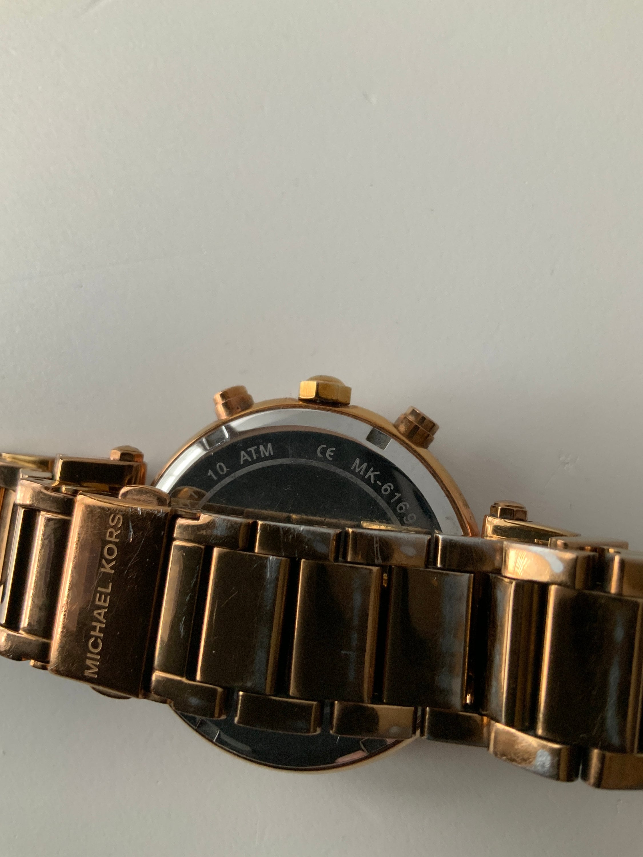 Michael Kors Mk 6169 Watch. Quality Blush Face Rose Gold. Large Face 31mm. Analog. Designer Watch. Fashion Accessory. Well Worn. Jewelry. Etsy Canada