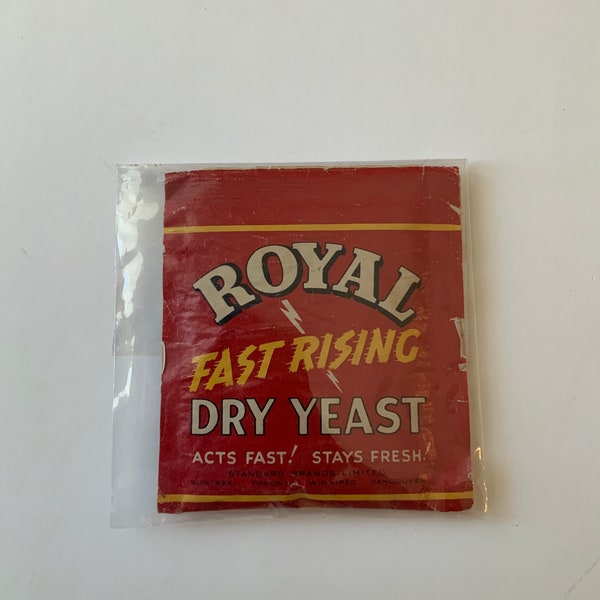 Royal Yeast. Unopened since 1945.