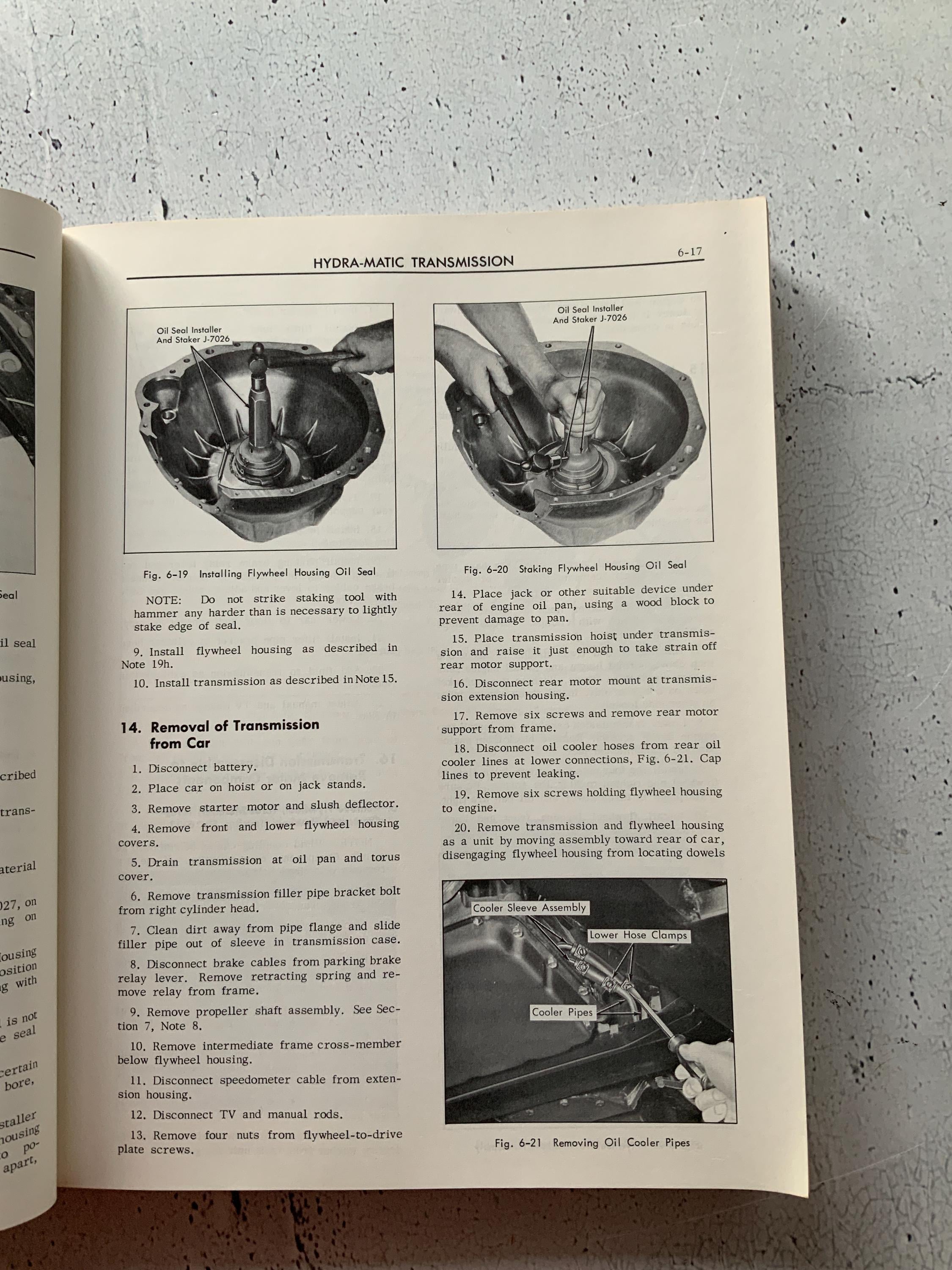 1962 年キャデラック サービス マニュアル。クラシック カーの自動車