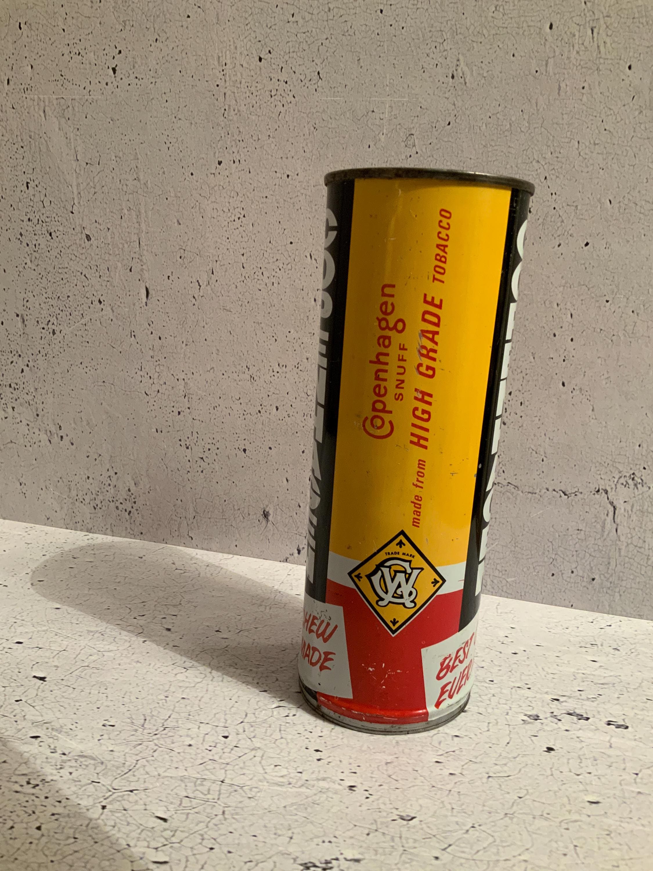 Copenhagen Tin. Best Chew Ever Made. 8 Pocket Tin. Attractive Colors ...