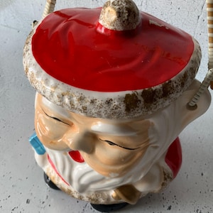 Lefton. Santa Candy jar. Japan.